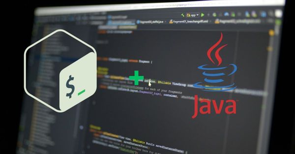 Combining shell scripting with Java